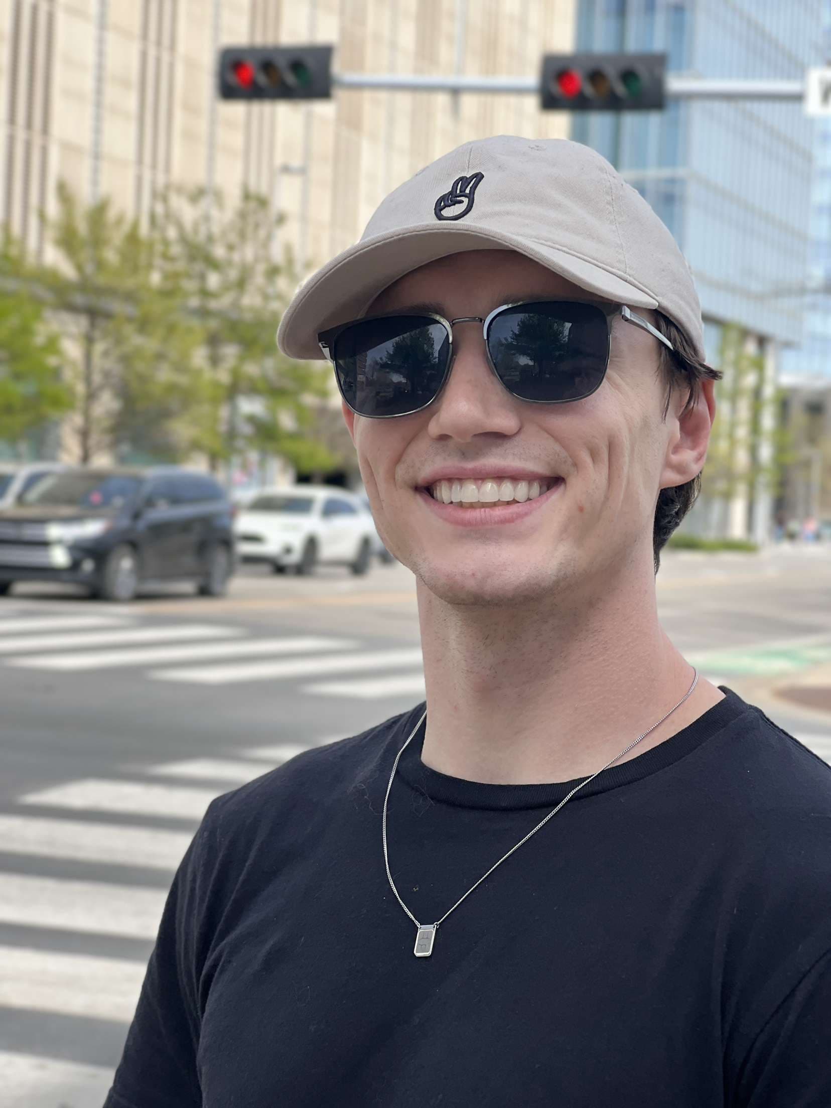 Mason Potter, outdoors