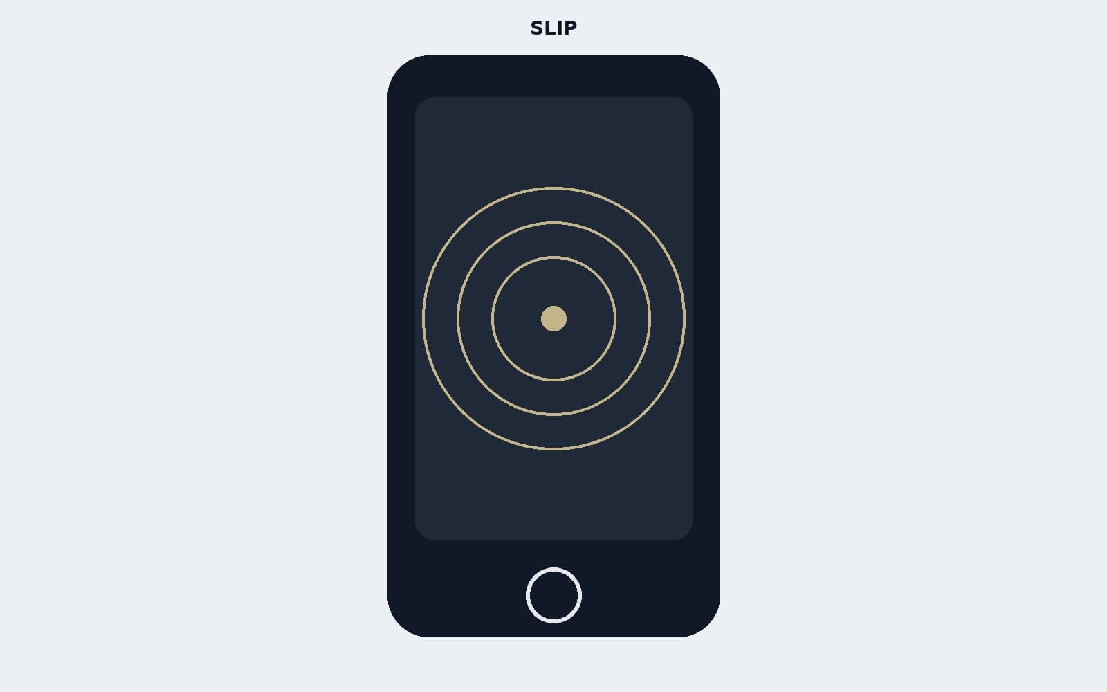 Phone and RFID mark for the SLIP contact-sharing app